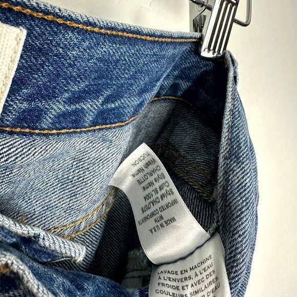 SLVRLAKE Charlotte High-Rise Boot-Cut Jeans in Wash Tucson Size US 27 - Picture 10 of 15